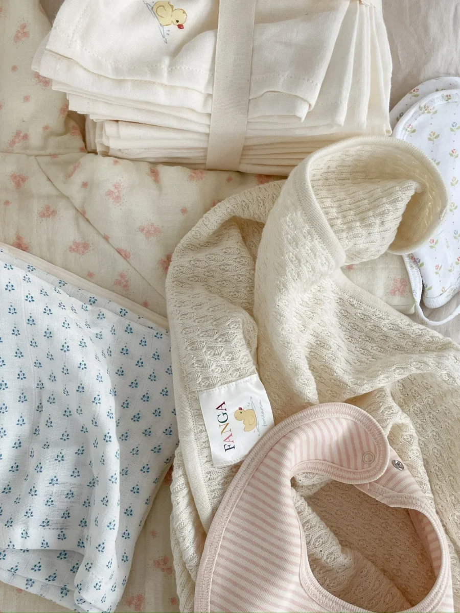 2 Pack Fio Lätzchen – blush mix