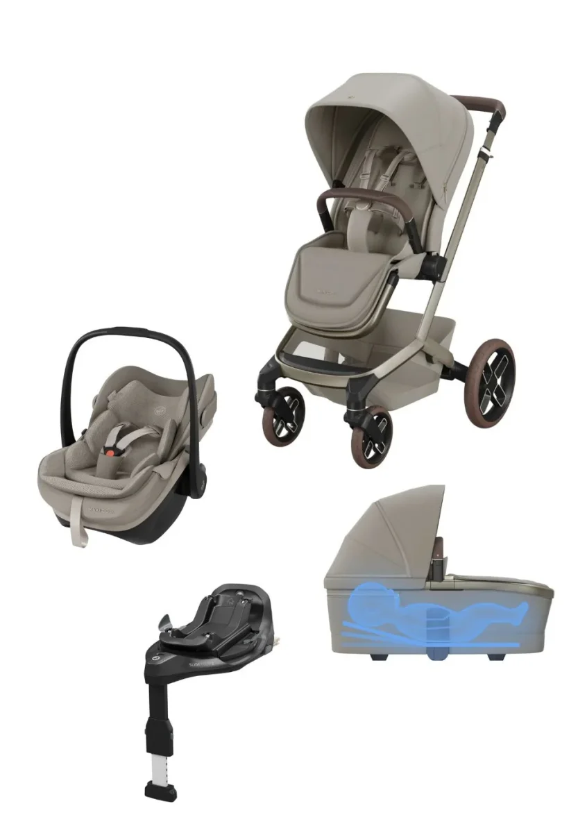 Newborn Travel Bundle ‚Fame + Pebble Slide Pro‘ Sapphire Sand